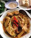 Cá thu kho măng cay