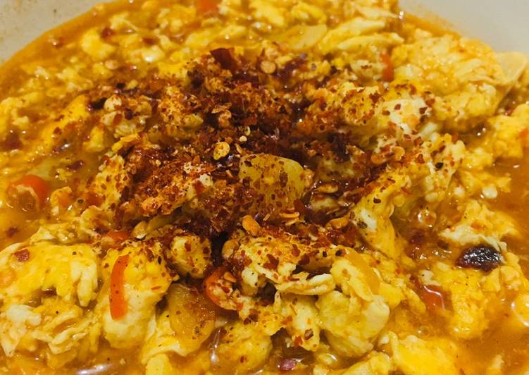 Telur Saus Pedas DIET