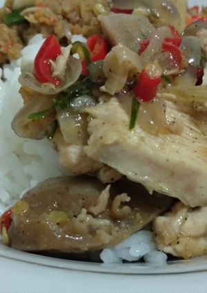 Foto resep Ayam bakso sambal matah