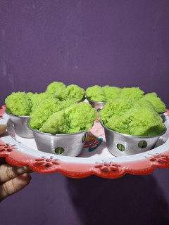 Foto resep Bolu kukus pandan