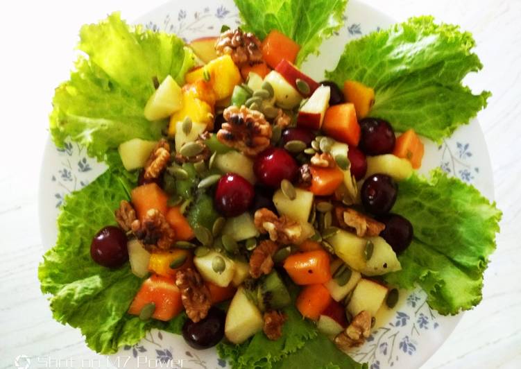 Easiest Way to Prepare Super Quick Homemade Fruit salad dressing with Honey chilli sauce