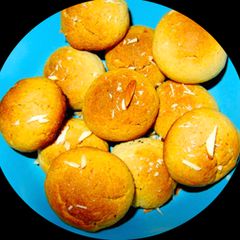 A picture of Almond  Wheat flour Cookies.