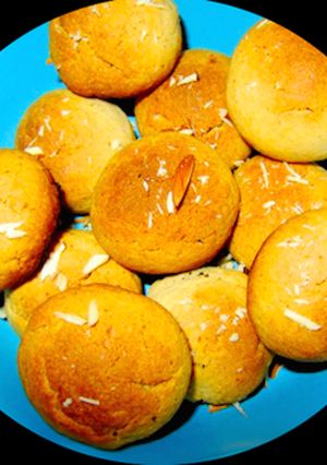 A picture of Almond  Wheat flour Cookies.