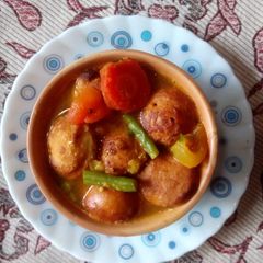 Healthy Sambhar Bada (in paniyaram pan) A picture of Healthy Sambhar Bada (in paniyaram pan).