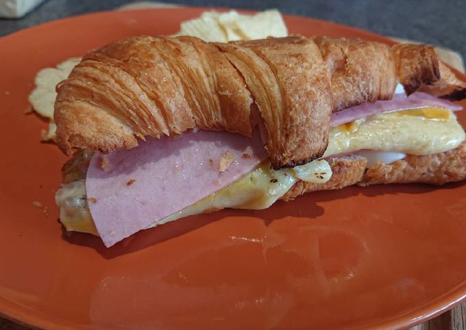 Ham, Egg and Cheese Croissant