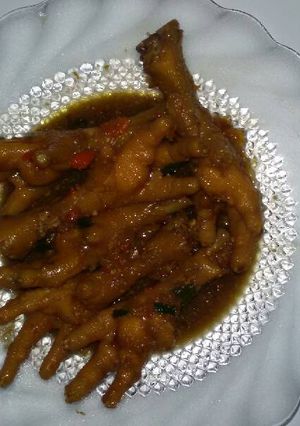 Foto resep Ceker ayam empuk pedas manis 😊☺
