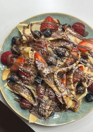 صورة لوصفة كريب 🥞🍫