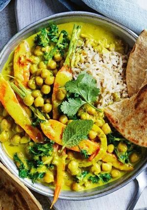 A picture of Chickpea, Carrot and Lemon Curry.