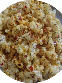 A picture of Delicious white sauce macaroni.