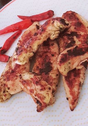 A picture of Grilled Thai Green Curry Chicken Fillet.