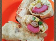Gambar tortilla wrap telur