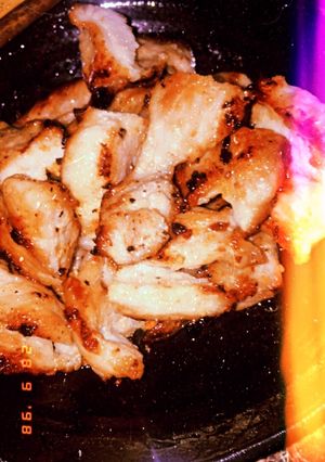 Hình của món Thịt ba chỉ chiên.