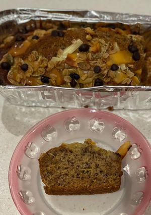 Foto resep Banana Bread / banana cake - simple no mixer