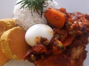Una foto de batatas con arroz