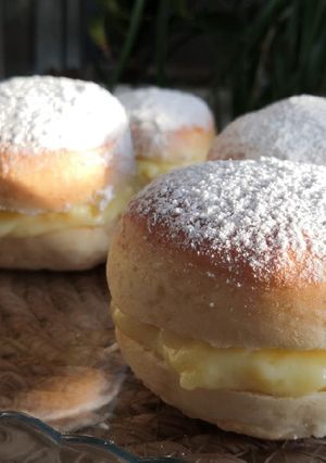 Une photo de Beignets au four crème pâtissière