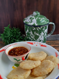 Foto resep Cireng nasi bumbu rujak (olahan nasi sisa)