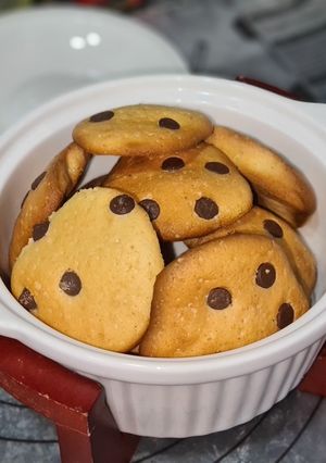 Una foto de Galletas con chips de chocolates