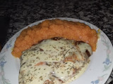 Hígado napolitano con puré de zapallo