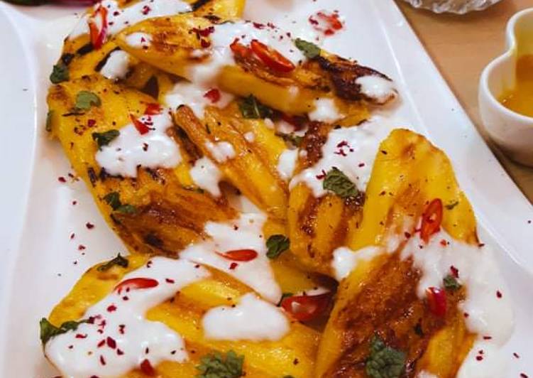 Spicy Grilled Mangoes