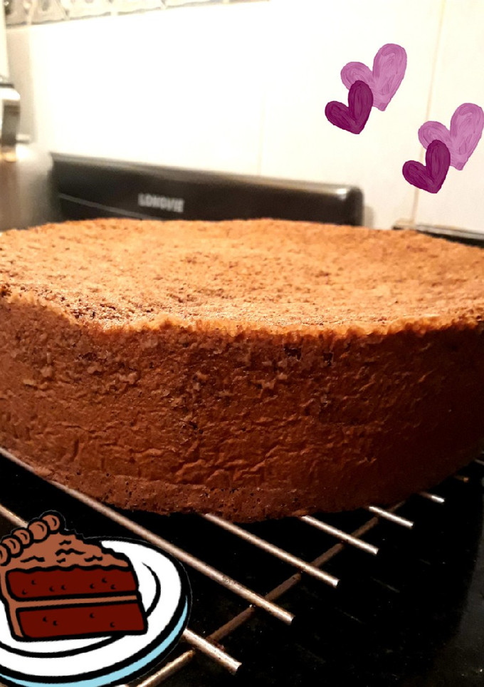 Una foto de Bizcochuelo de Chocolate 🥧🍫