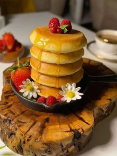 صورة لوصفة بان كيك اسفنجي 🥞🍓