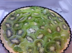 Una foto de Tartaleta o kuchen de kiwi ✨🦋
