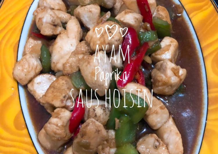 Langkah Mudah untuk Membuat Ayam Paprika Saus Hoisin yang mudah