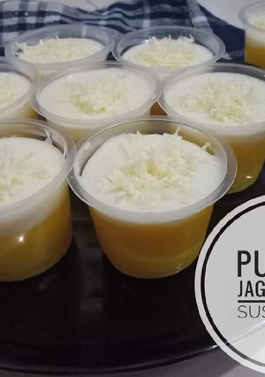 Foto resep Puding Jagung Vla Susu Keju