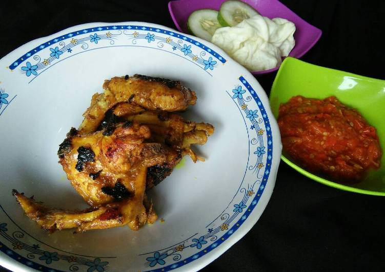 Ayam Bakar Teflon 🍗 + Sambal Penyetan Ala WM