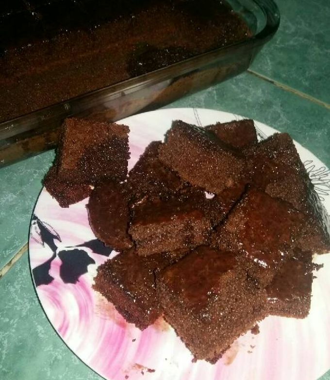 صورة لوصفة كيكه سوداء هشه