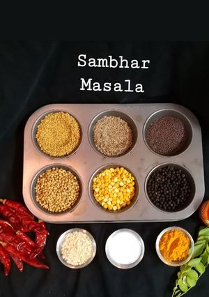 सांबर दाल मसाला (Sambar dal masala recipe in Hindi) रेसिपी मुख्य फोटो