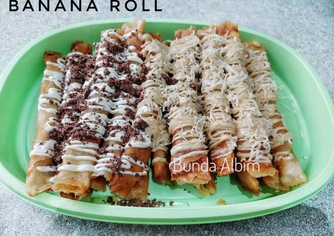 Resep Banana Roll Kriuk Super Endul Resep Banana Roll Kriuk Super Endul