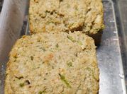 A picture of meatloaf with bread crumbs