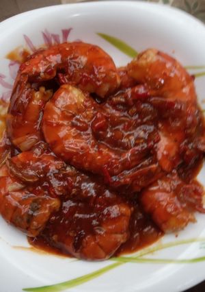 Foto resep Udang Saos Padang