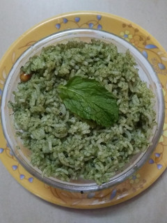 புதினா சாதம் செய்முறை முக்கிய புகைப்படம்