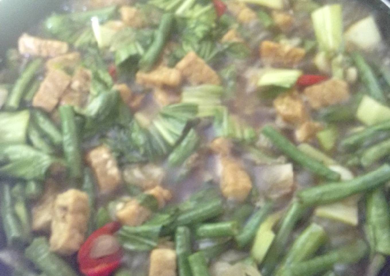 Tumis tempe k.panjang