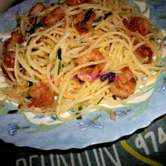 A picture of SALADE de PAPAYE VERTE aux CREVETTES.