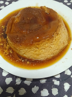 Una foto de Flan de café
