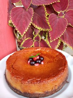 Una foto de Pastel imposible (chocoflan)