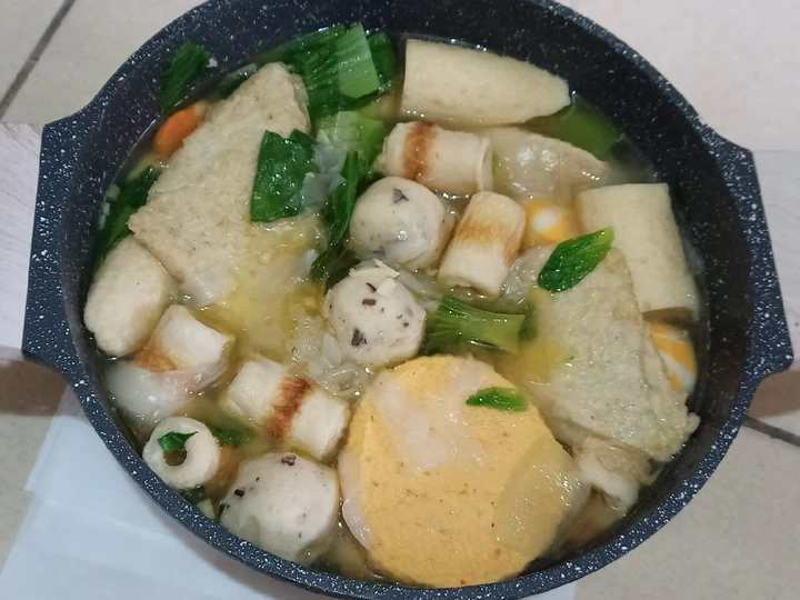 Langkah Gampang Menyiapkan Resep Steamboat kuah kaldu yang Sempurna Anti Ribet, Uenak Banget
