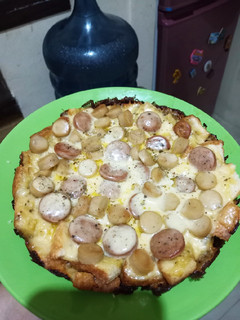 Foto resep Sausage Garlic Cheese Bread