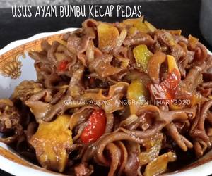 Resep Terbaik Usus Ayam Kecap Pedas Mantul Banget