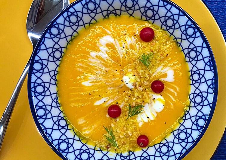 Crema di carote e patate dolci