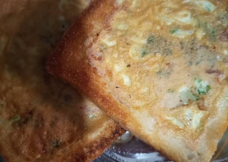 Simple Way to Make Quick Crispy omelette toast | Easy Recipe For Dinner