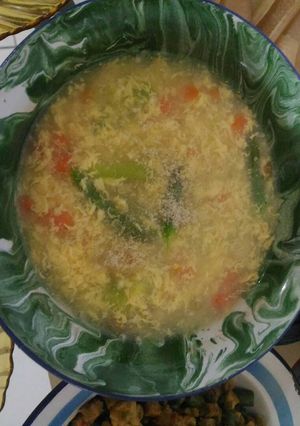 Foto resep Sup Asparagus