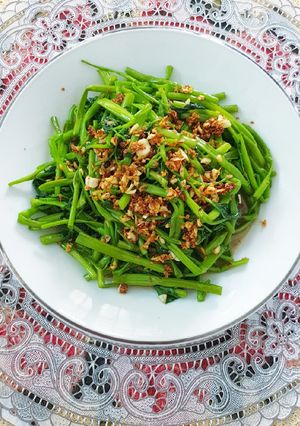 Hình của món Rau muống xào chao.