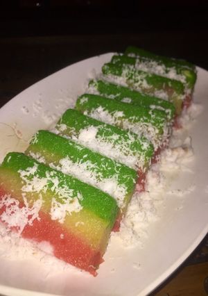 Foto resep Lapis singkong pelangi