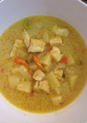 Foto resep Sayur kentang tahu