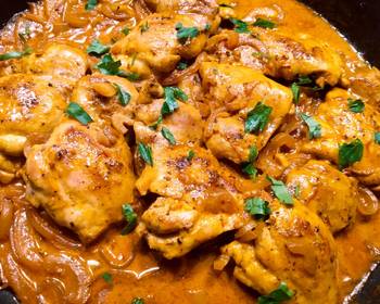 Easy Recipe Creamy saffron chicken Restaurant Style