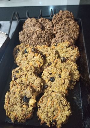 Una foto de 3 recetas de Galletas de avena y banana😋